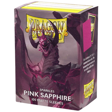 Supplies: Dragon Shield Sleeves - Standard - Matte Sparkles Pink Sapphire
