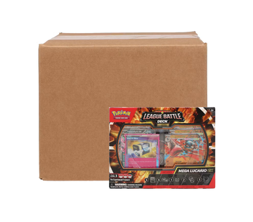 Pokemon Mega Lucario ex League Battle Deck 6-Box Case