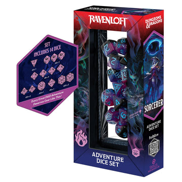 Dungeons & Dragons Adventure Dice Set - Sorcerer (Purple)