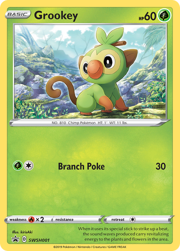 Grookey Swsh001 298 Swsh Black Star Promos Holofoil