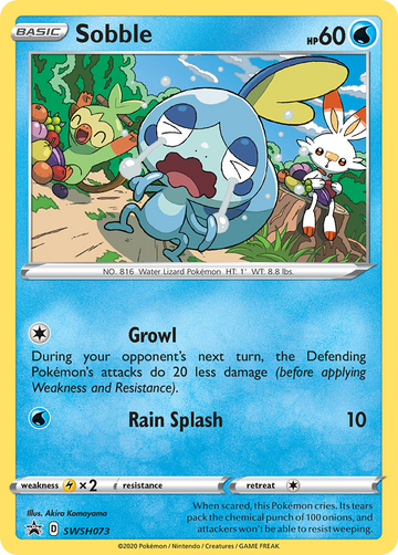 Sobble Swsh073 298 Swsh Black Star Promos Holofoil