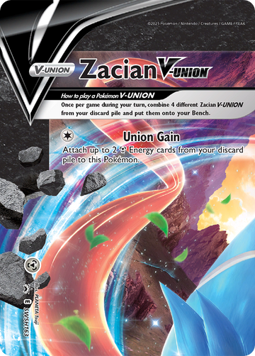 Zacian V Union Swsh163 298 Swsh Black Star Promos Holofoil