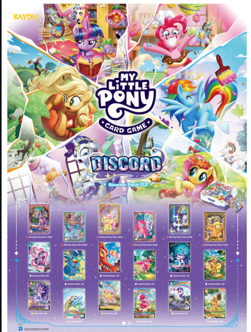 My Little Pony TCG: BNA02 Discord!!! Booster Display (PRE-ORDER AUGUST 2026)