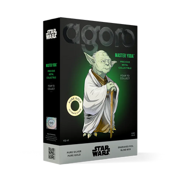 Star Wars Master Yoda Silver Foil Blind Box Collectible