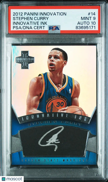 Stephen Curry PSA 9 Auto 10 2012-13 Panini Innovation Innovative Ink