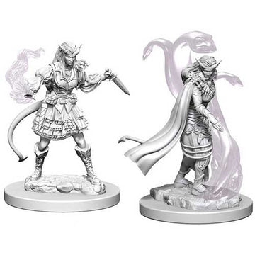 Dungeons & Dragons: Nolzur's Marvelous Unpainted Miniatures - W04 Tiefling Female Sorcerer