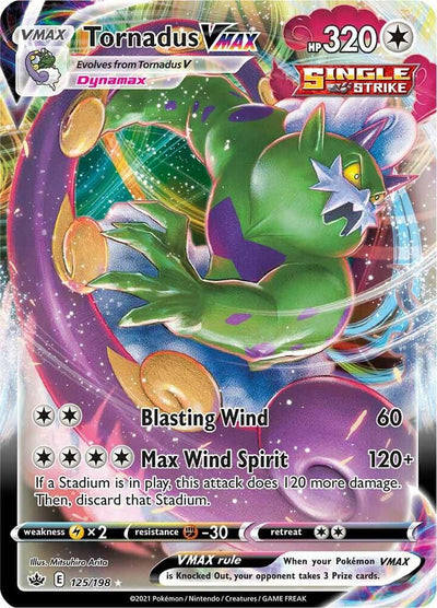 Tornadus VMAX - SWSH06: Chilling Reign