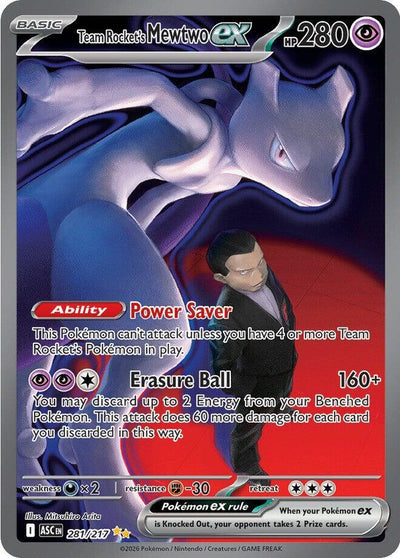 Team Rocket's Mewtwo ex - 281/217 - ME: Ascended Heroes