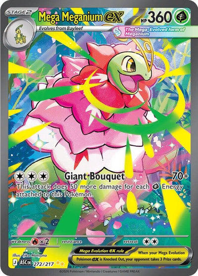 Mega Meganium ex - 272/217 - ME: Ascended Heroes
