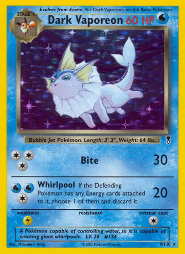 Dark Vaporeon - Legendary Collection