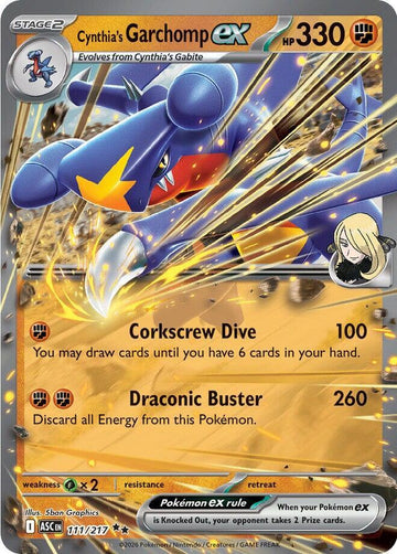 Cynthia's Garchomp ex - ME: Ascended Heroes