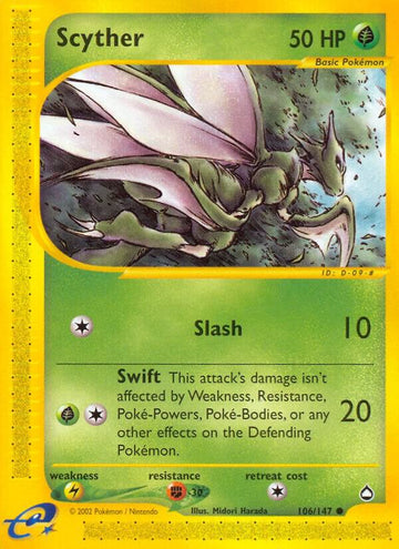 Scyther (106) - Aquapolis