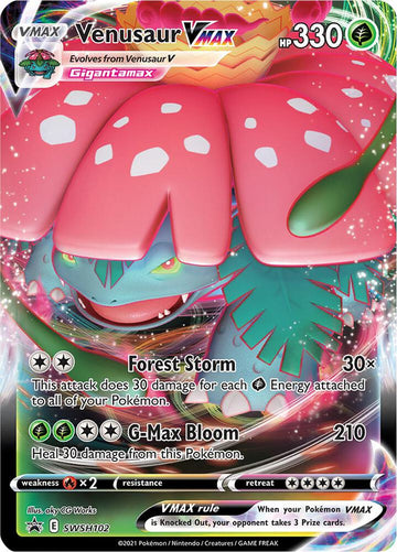 Venusaur VMAX - SWSH102 - SWSH: Sword & Shield Promo Cards