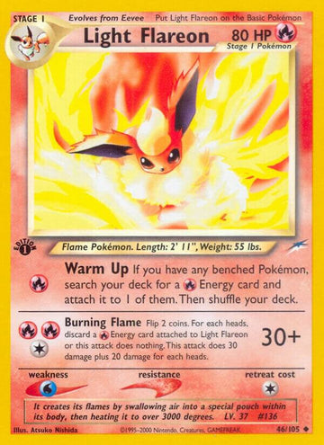 Light Flareon - Neo Destiny