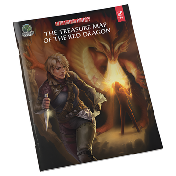 D&D 5E: Adventure: Fifth Edition Fantasy #34: The Red Dragon's Treasure Map