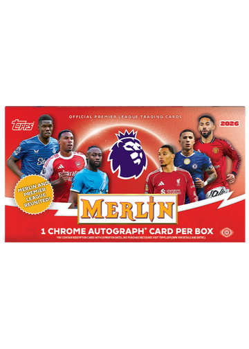 2025-26 Topps Merlin English Premier League Soccer Hobby Box