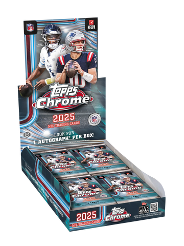 2025 Topps Chrome Football NFL Hobby Box