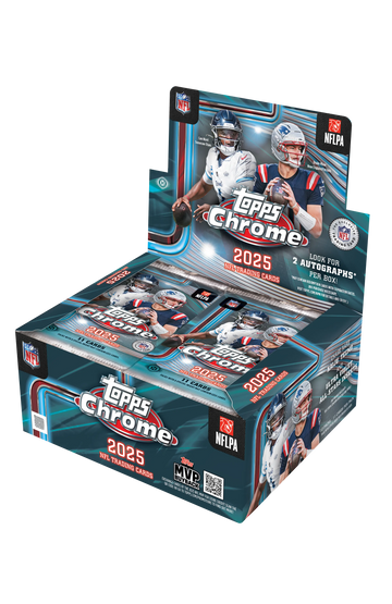 2025 Topps Chrome Football NFL Jumbo Hobby Box