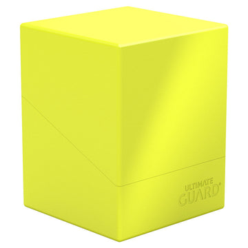Ultimate Guard Boulder 100+ Solid Deck Case - Neon Yellow
