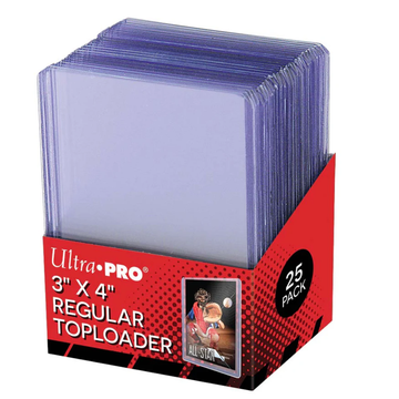 Ultra PRO: Toploader - 3" x 4" (25ct - Clear Regular)