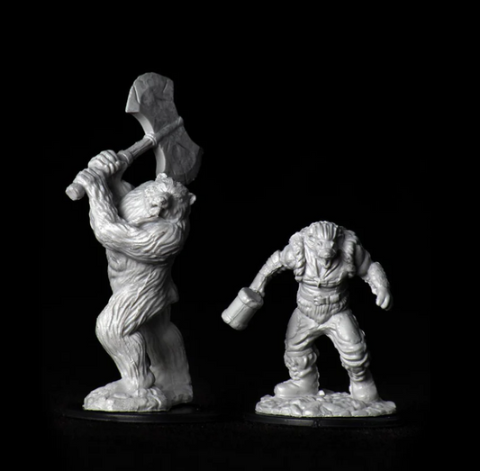 Dungeons & Dragons: Nolzur's Marvelous Unpainted Miniatures - W09 Wereboar & Werebear