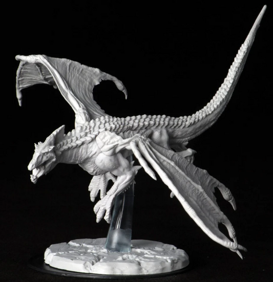 Dungeons & Dragons: Nolzur's Marvelous Unpainted Miniatures - W09 Young White Dragon