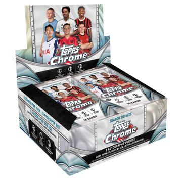 2024/25 Topps UEFA Club Competitions Chrome Soccer Jumbo Box