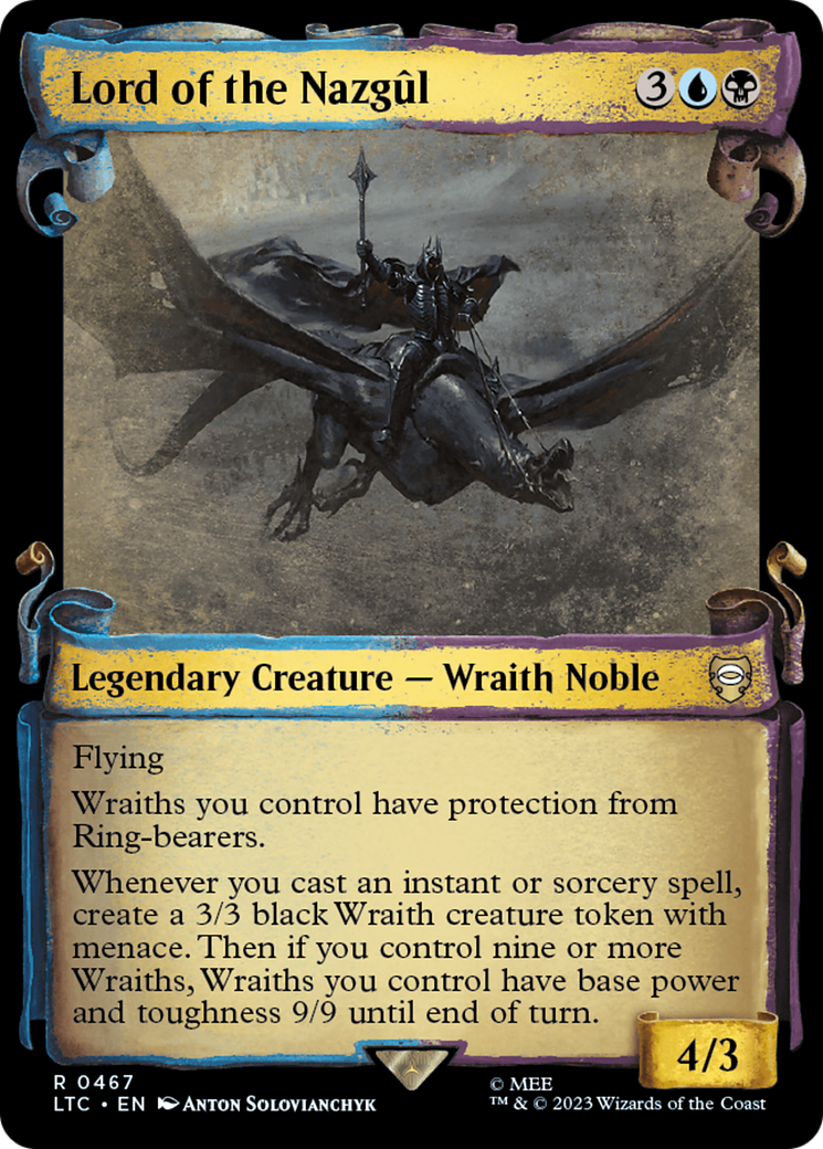 Lord of the NazgÃ»l (LTC-467) - Tales of Middle-earth Commander: (Showcase)