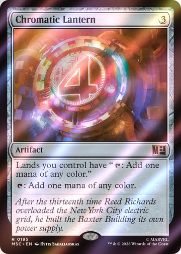 Chromatic Lantern [195] [Marvel Super Heroes: Commander] [Surge Foil]