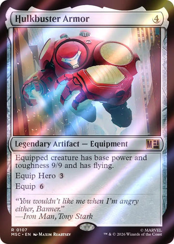 Hulkbuster Armor [107] [Marvel Super Heroes: Commander] [Surge Foil]