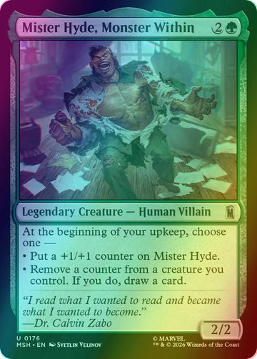 Mister Hyde, Monster Within [176] [Marvel Super Heroes] [Foil]