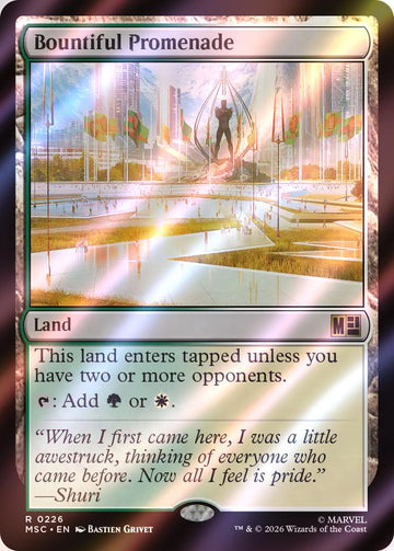 Bountiful Promenade [226] [Marvel Super Heroes: Commander] [Surge Foil]