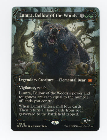 Lumra, Bellow of the Woods — Borderless|Anime|Raised Foil — ID 17737