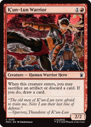 K'un-Lun Warrior [140] [Marvel Super Heroes] [Non-Foil]
