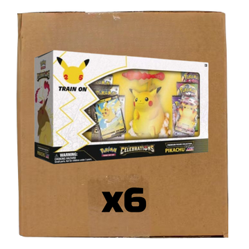 Sealed Case 25th Anniversary Pikachu VMAX
