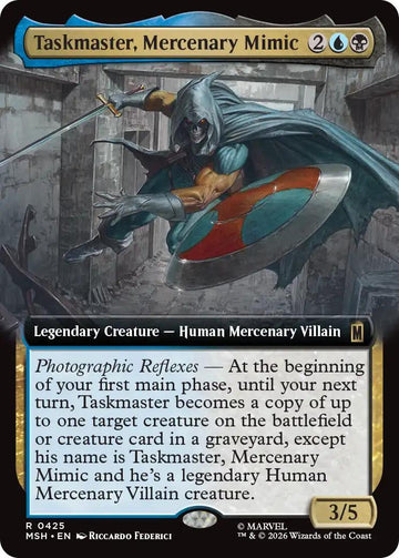 Taskmaster, Mercenary Mimic [425] [Extended Art] [Marvel Super Heroes] [Non-Foil]