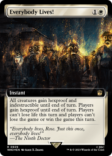 Everybody Lives! (WHO-929) - Doctor Who: (Extended Art) Foil
