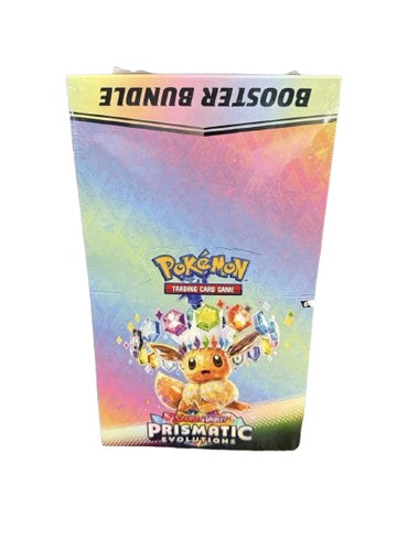 Prismatic Evolutions Booster Bundle Display