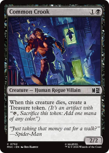 Common Crook [792] [Jumpstart] [Marvel Super Heroes: Commander] [Non-Foil]