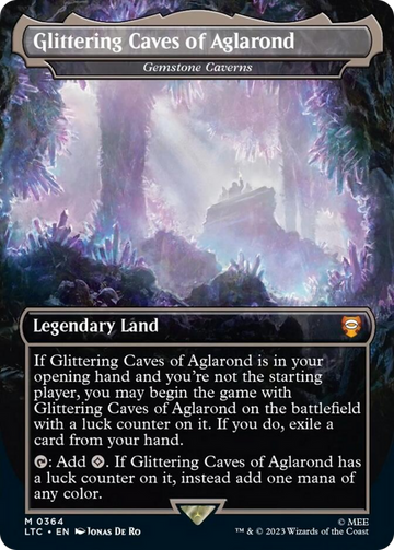 Gemstone Caverns (LTC-364) - Tales of Middle-earth Commander / Glittering Caves of Aglarond (Borderless)