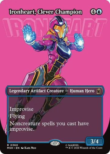Ironheart, Clever Champion [360] [Borderless] [Logo] [Marvel Super Heroes] [Non-Foil]