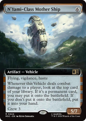 N'Yami-Class Mother Ship [444] [Extended Art] [Marvel Super Heroes: Commander] [Non-Foil]
