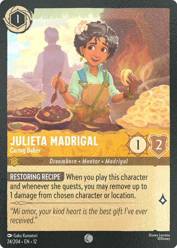 Julieta Madrigal - Caring Baker - 24/204 [Wilds Unknown] [Cold Foil]