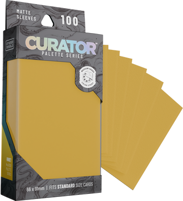 Curator Palette Series Sleeves - Standard Size - 100ct - Honey