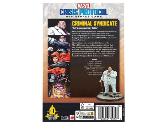 Atomic Mass Games Marvel: Crisis Protocol - Criminal Syndicate Affiliation Pack