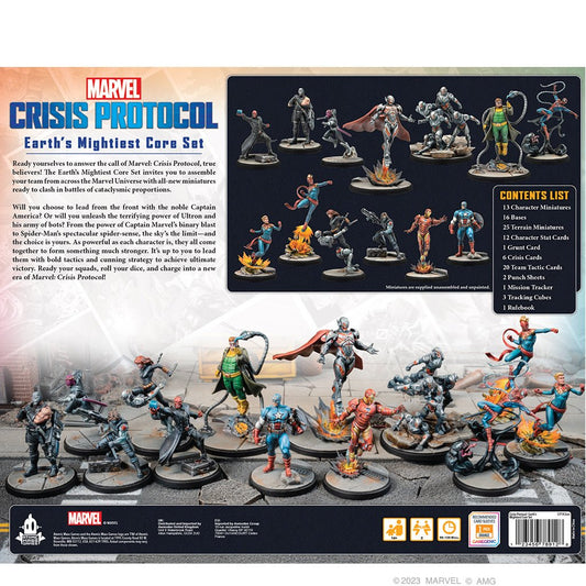 Atomic Mass Games Marvel: Crisis Protocol Earth's Mightiest Core Set