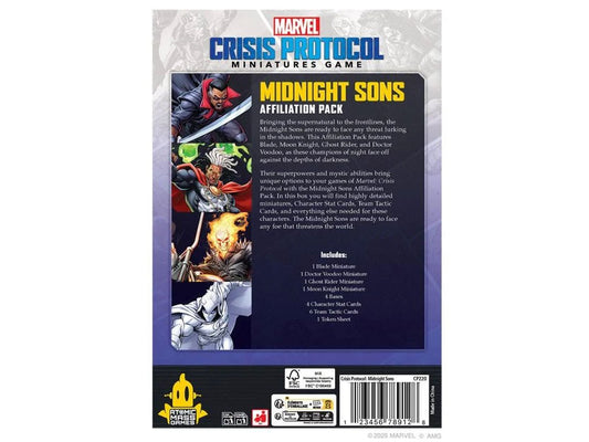Atomic Mass Games Marvel: Crisis Protocol - Midnight Sons Affiliation Pack