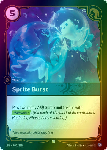 Sprite Burst - 069/219 [Unleashed] [Foil]