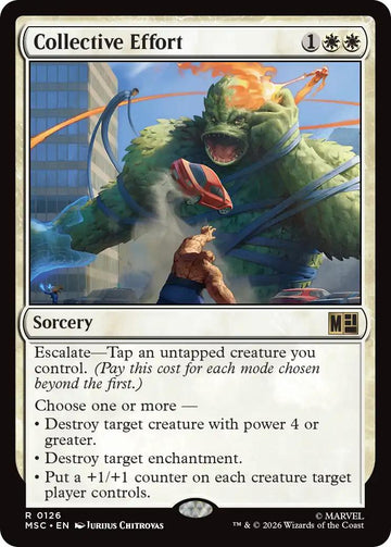 Collective Effort [126] [Marvel Super Heroes: Commander] [Non-Foil]