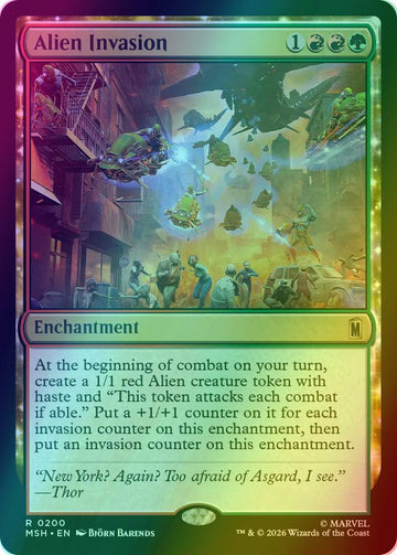 Alien Invasion [200] [Marvel Super Heroes] [Foil]